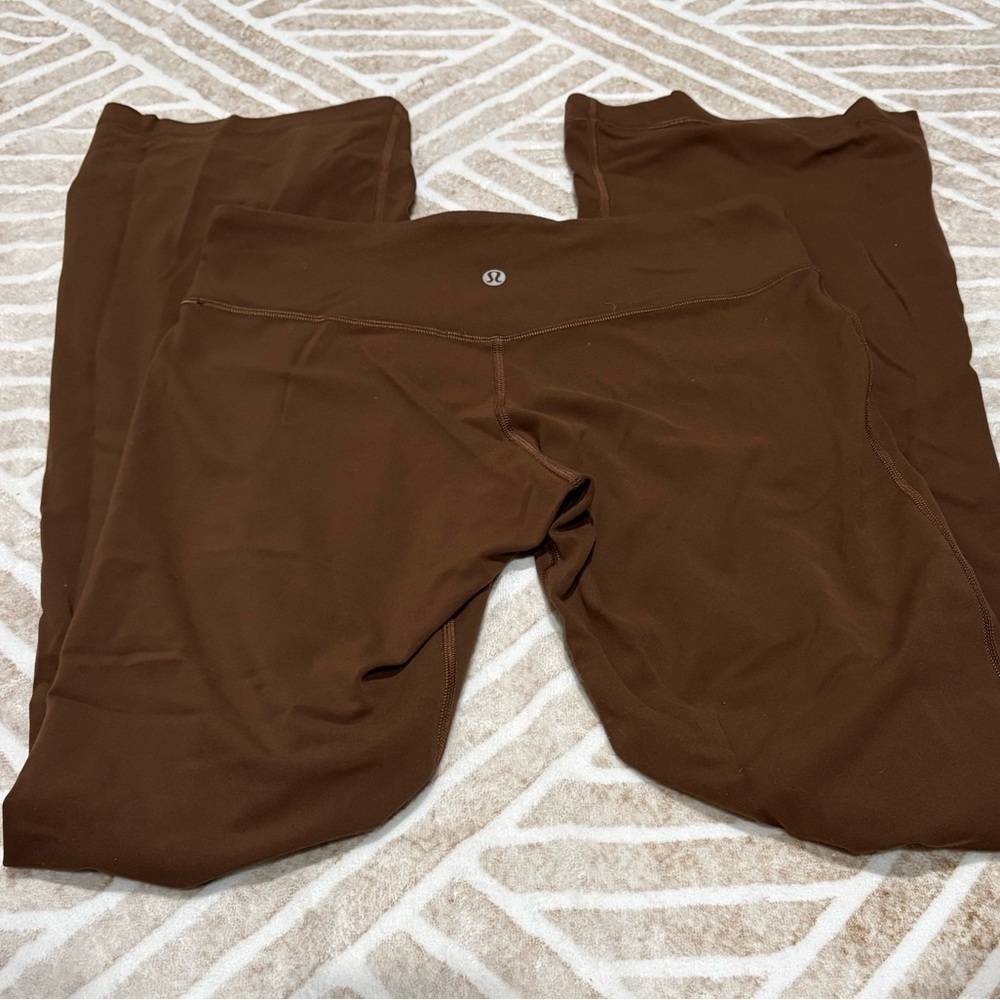 LULULEMON LOW WAISTED ALIGN FLARE IN JAVA - image 1